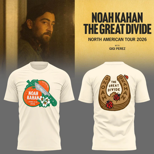 Perfect 2026 The Great Divide Tour Noah Kahan North American 2026 T-Shirt