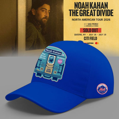 04.06. Perfect Shirt 2026 Noah Kahan x New York Mets - The Great Divide Tour 2026 T-Shirt