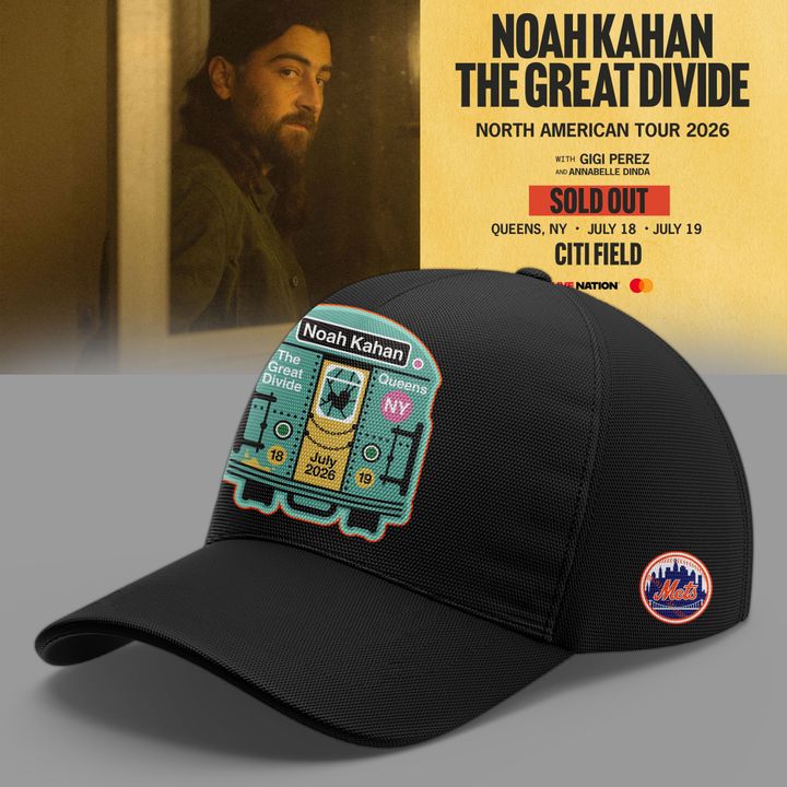 15. Perfect Black Shirt Noah Kahan x New York Mets - The Great Divide Tour 2026 T-Shirt
