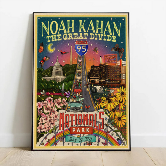 07.06. Canvas Noah Kahan - The Great Divide Tour 2026 At Nationals Park - Washington, DC Canvas