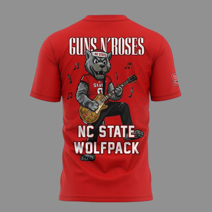 05. New Shirt Guns N' Roses x NC State Football - World Tour 2026 T-Shirt