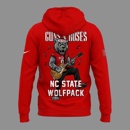 12. Exclusive 2026 Guns N' Roses x NC State Football - World Tour 2026 Hoodie