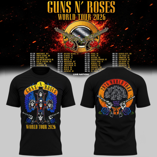 08. Limited Edition Guns N' Roses - World Tour 2026 T-Shirt