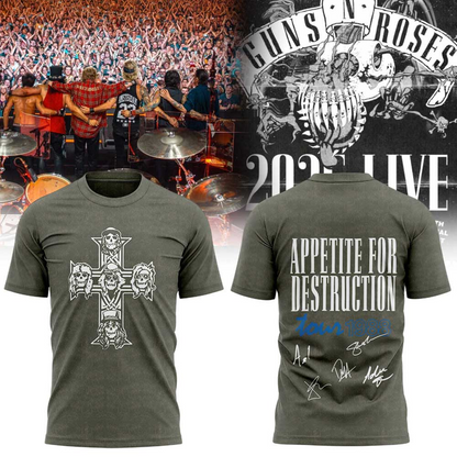 50. New 2026 Guns N' Roses - World Tour 2026 T-Shirt
