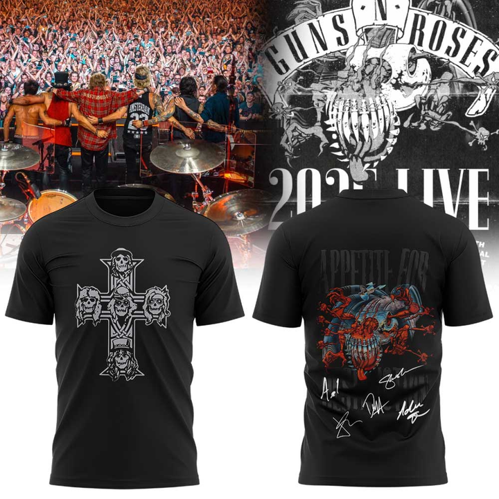 60. Perfect Edition Guns N' Roses - World Tour 2026 T-Shirt