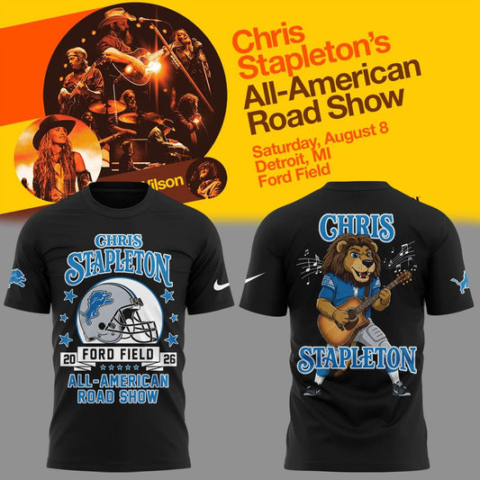 09. Special 2026 Chris Stapleton x Detroit Lions - All American Road Show T-Shirt
