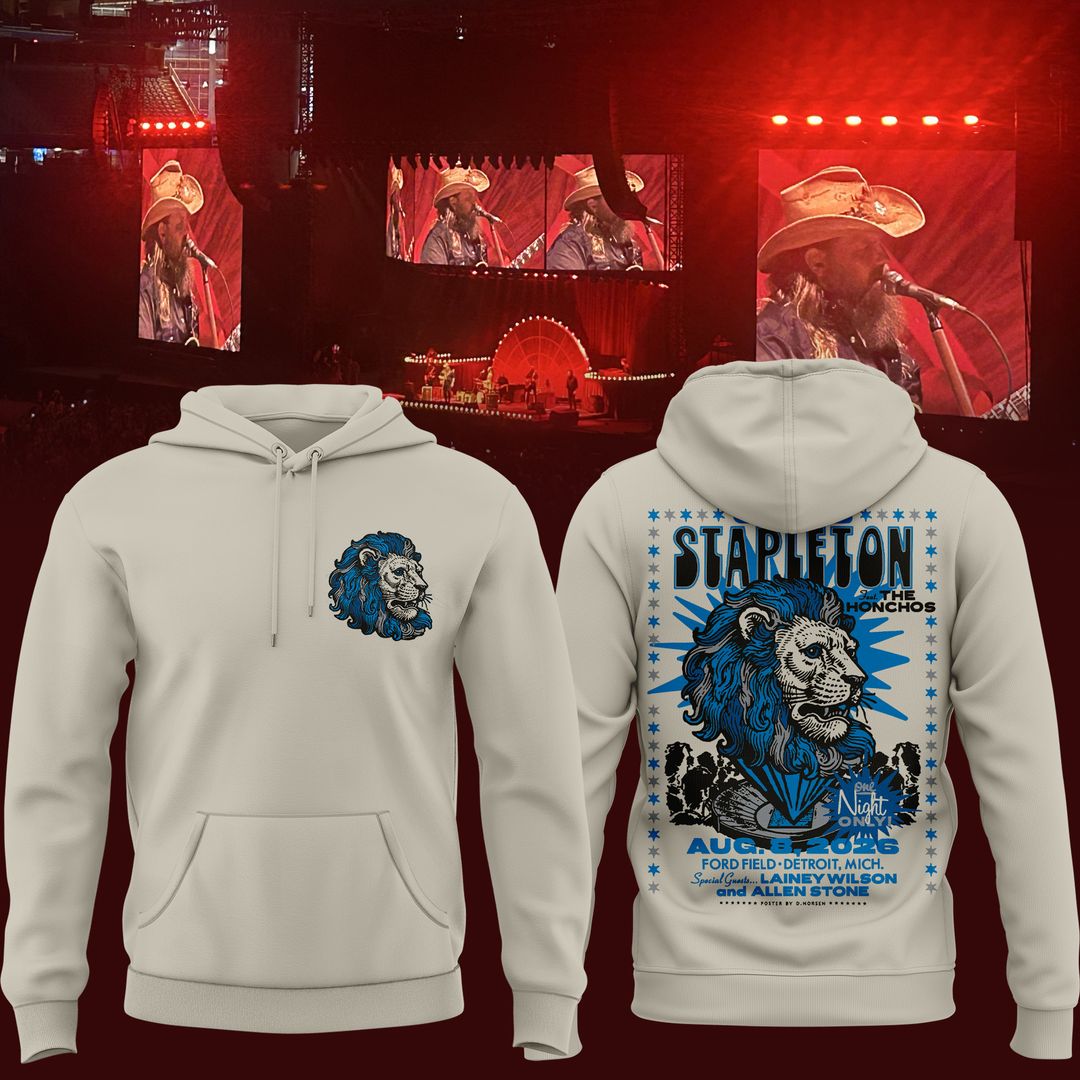 Limited Edition Chris Stapleton x Detroit Lions Event Hoodie