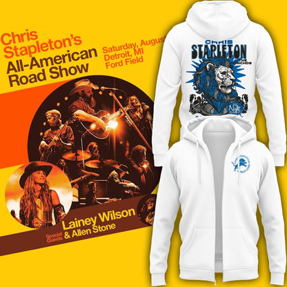 Limited Edition Chris Stapleton x Detroit Lions Event Zip-Hoodie