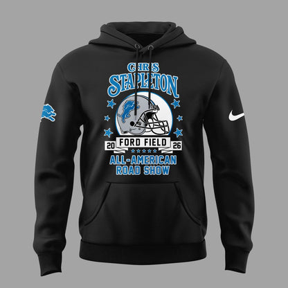 20. Black Hoodie Chris Stapleton x Detroit Lions - All American Road Show Hoodie