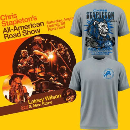 Limited Edition Chris Stapleton x Detroit Lions Event T-Shirt