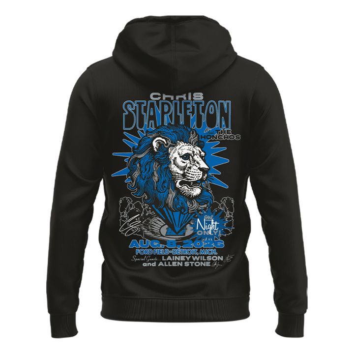 Limited Edition Detroit Lions x Chris Stapleton “All-American Road Show” Hoodie