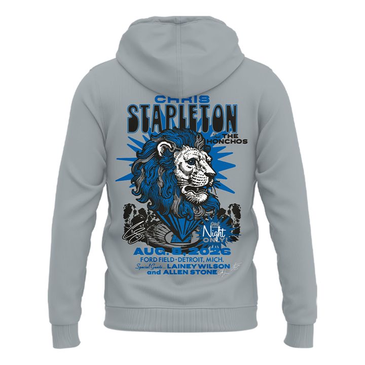 Limited Edition Detroit Lions x Chris Stapleton “All-American Road Show” Hoodie