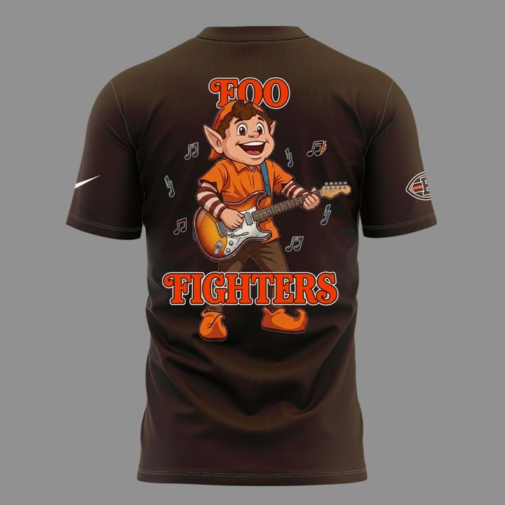 02.20. Perfect Shirt Foo Fighters x Cleveland Browns - Take Cover Tour 2026 T-Shirt