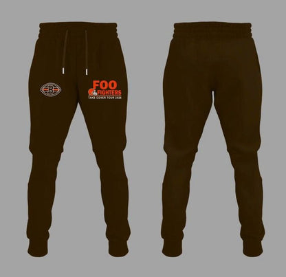 02.45. New Hoodie Foo Fighters x Cleveland Browns - Take Cover Tour 2026 Hoodie