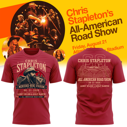 2. Limited Edition Chris Stapleton x Mercedes-Benz Stadium Atlanta 2026 T-Shirt