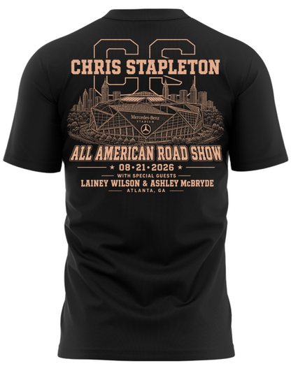 2. Limited Edition Chris Stapleton x Mercedes-Benz Stadium Atlanta 2026 T-Shirt
