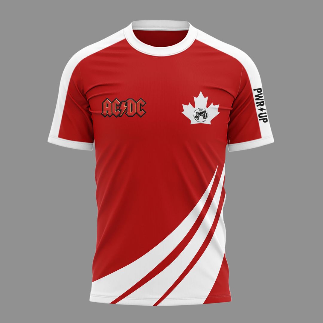 001. Newest Shirt AC/DC - Exclusive Canada Event Shirt - Power Up Tour 2026 T-Shirt
