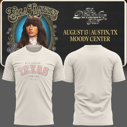 Ella Langley The Dandelion Tour 2026 -TEXAS T-shirt 4