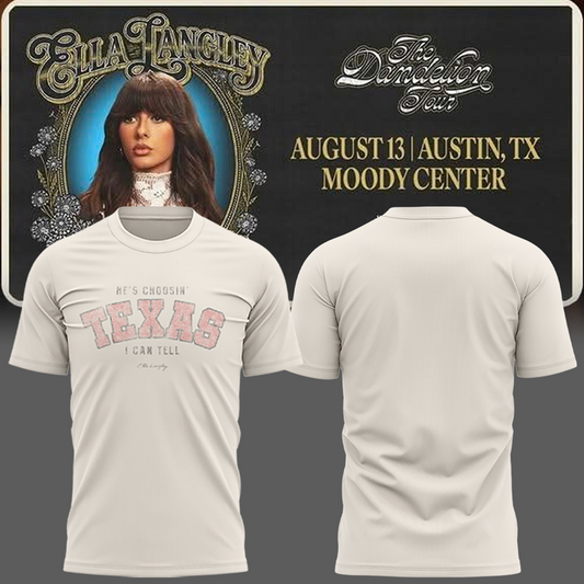 Ella Langley The Dandelion Tour 2026 -TEXAS T-shirt 4