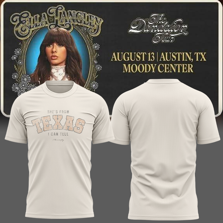 Ella Langley The Dandelion Tour 2026 -TEXAS T-shirt 5