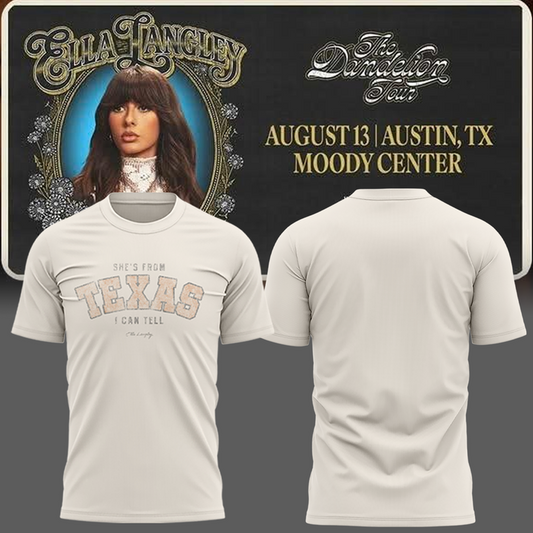 Ella Langley The Dandelion Tour 2026 -TEXAS T-shirt 5