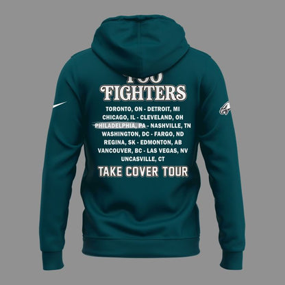 02.25. Limited Edition Foo Fighters x Philadelphia Eagles - Take Cover Tour 2026 Hoodie