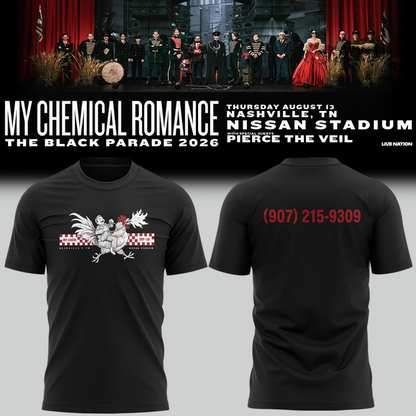 My Chemical Romance The Black Parade 2026 – Nashville, TN T-Shirt