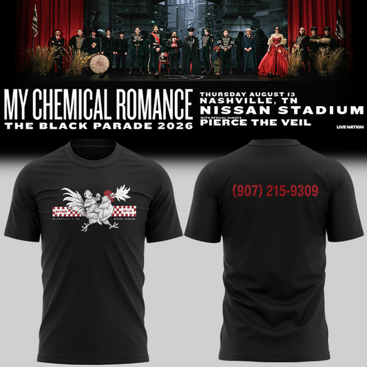 My Chemical Romance The Black Parade 2026 – Nashville, TN T-Shirt
