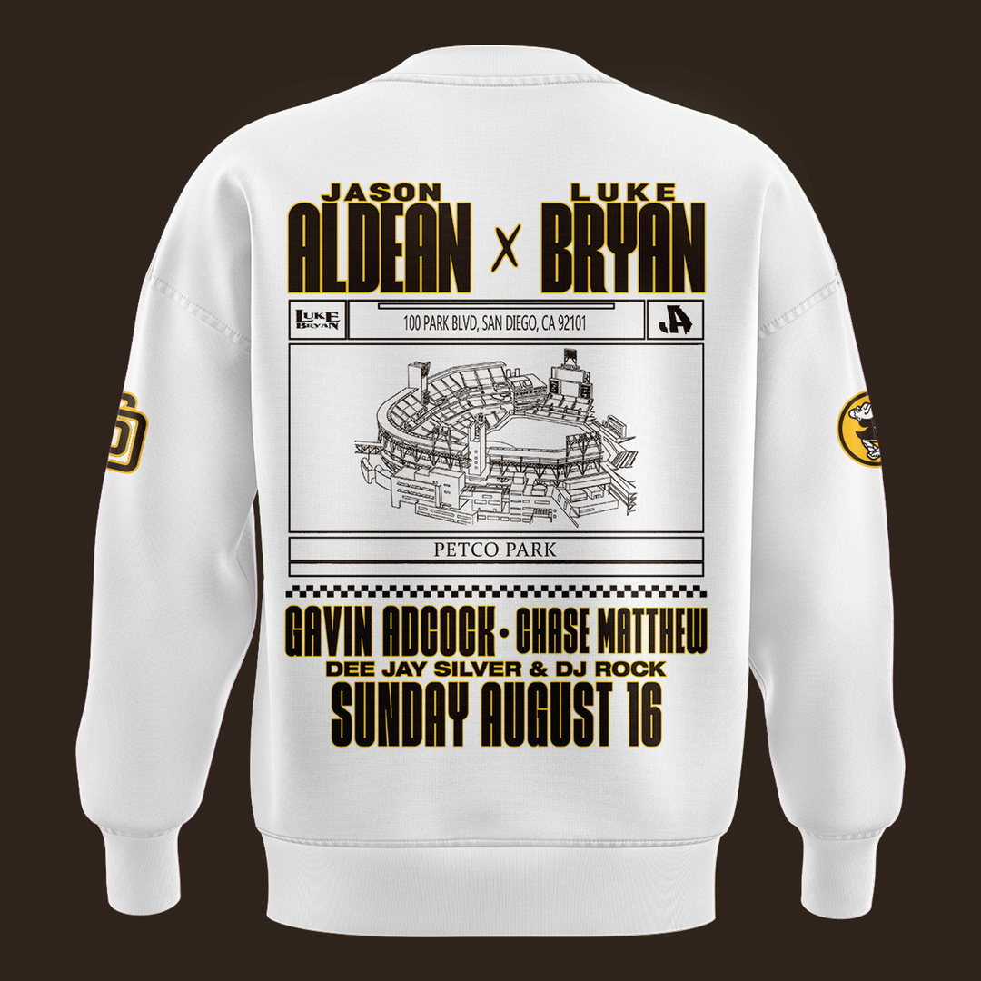 Exclusive Version San Diego Padres x Luke Bryan And Jason Aldean Sweatshirt 2026