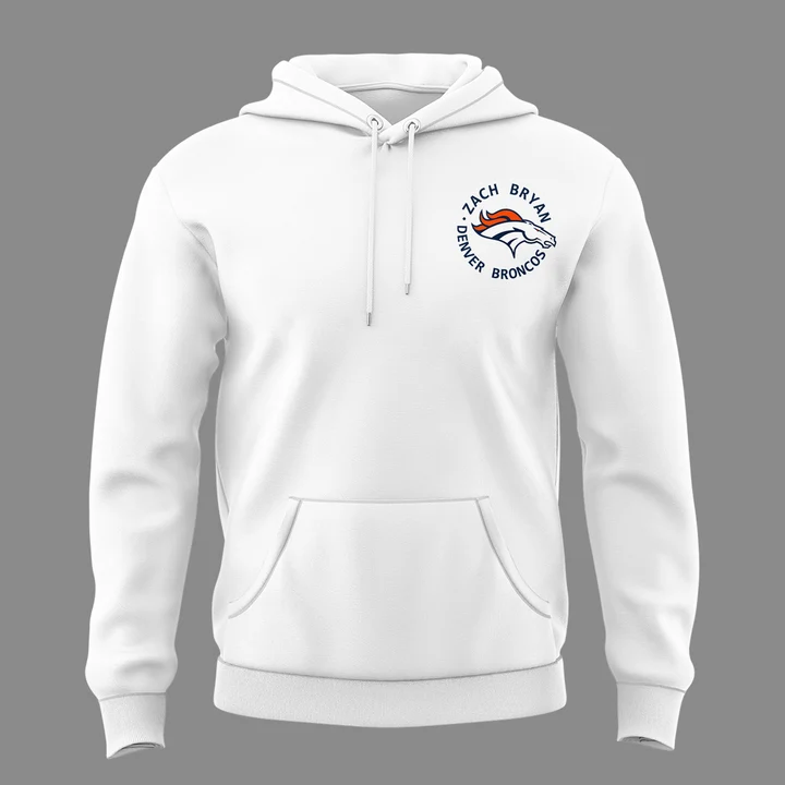 02.07. Special 2026 Hoodie Zach Bryan x Denver Broncos - With Heaven On Tour 2026 Hoodie