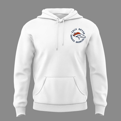 02.07. Special 2026 Hoodie Zach Bryan x Denver Broncos - With Heaven On Tour 2026 Hoodie