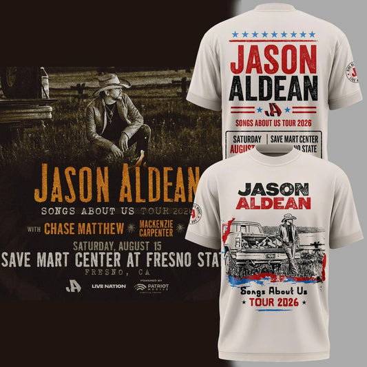 Jason Aldean Songs About Us Tour T-Shirt