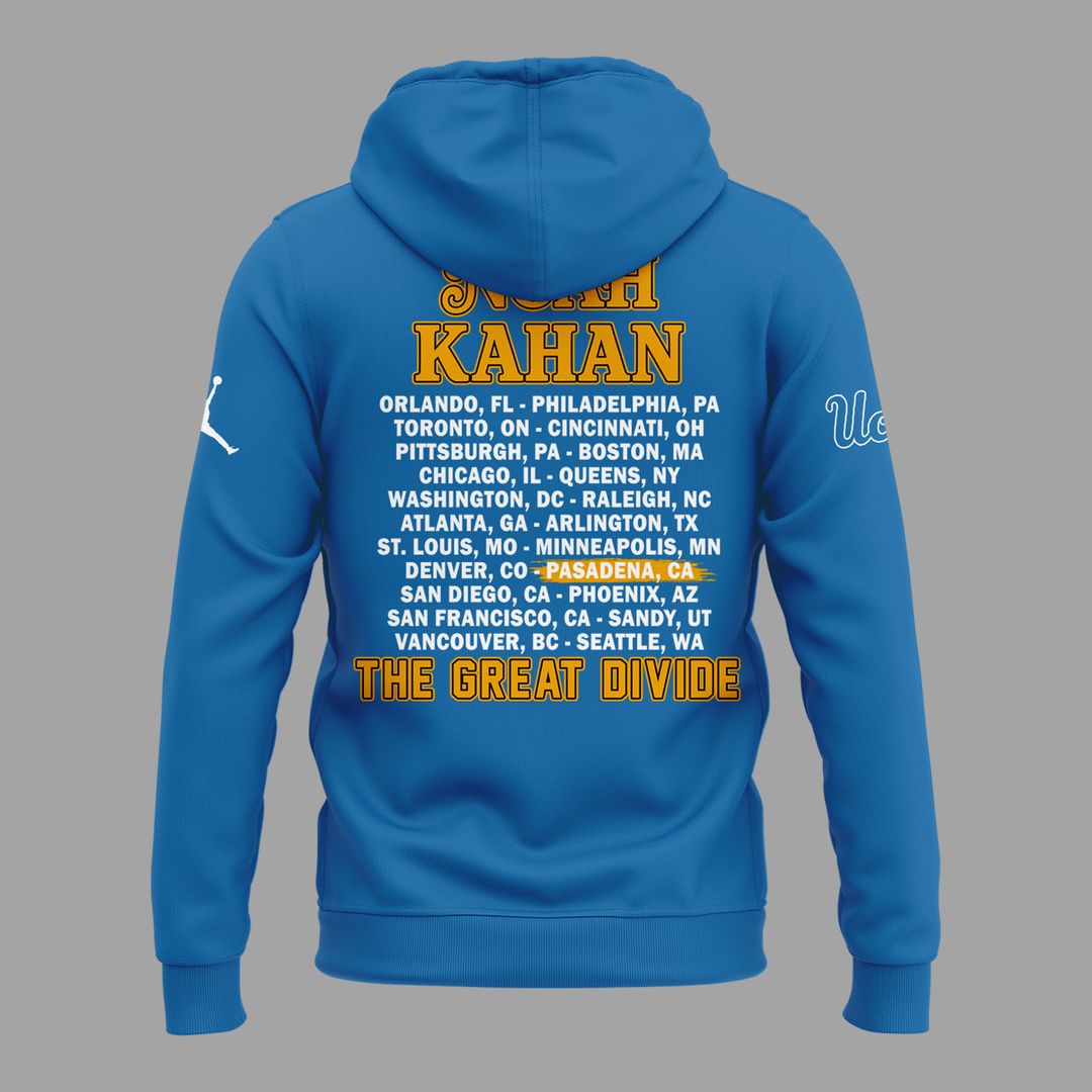 01.13. New Hoodie Noah Kahan x UCLA Bruins Football - The Great Divide Tour 2026 Hoodie