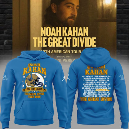 01.13. New Hoodie Noah Kahan x UCLA Bruins Football - The Great Divide Tour 2026 Hoodie