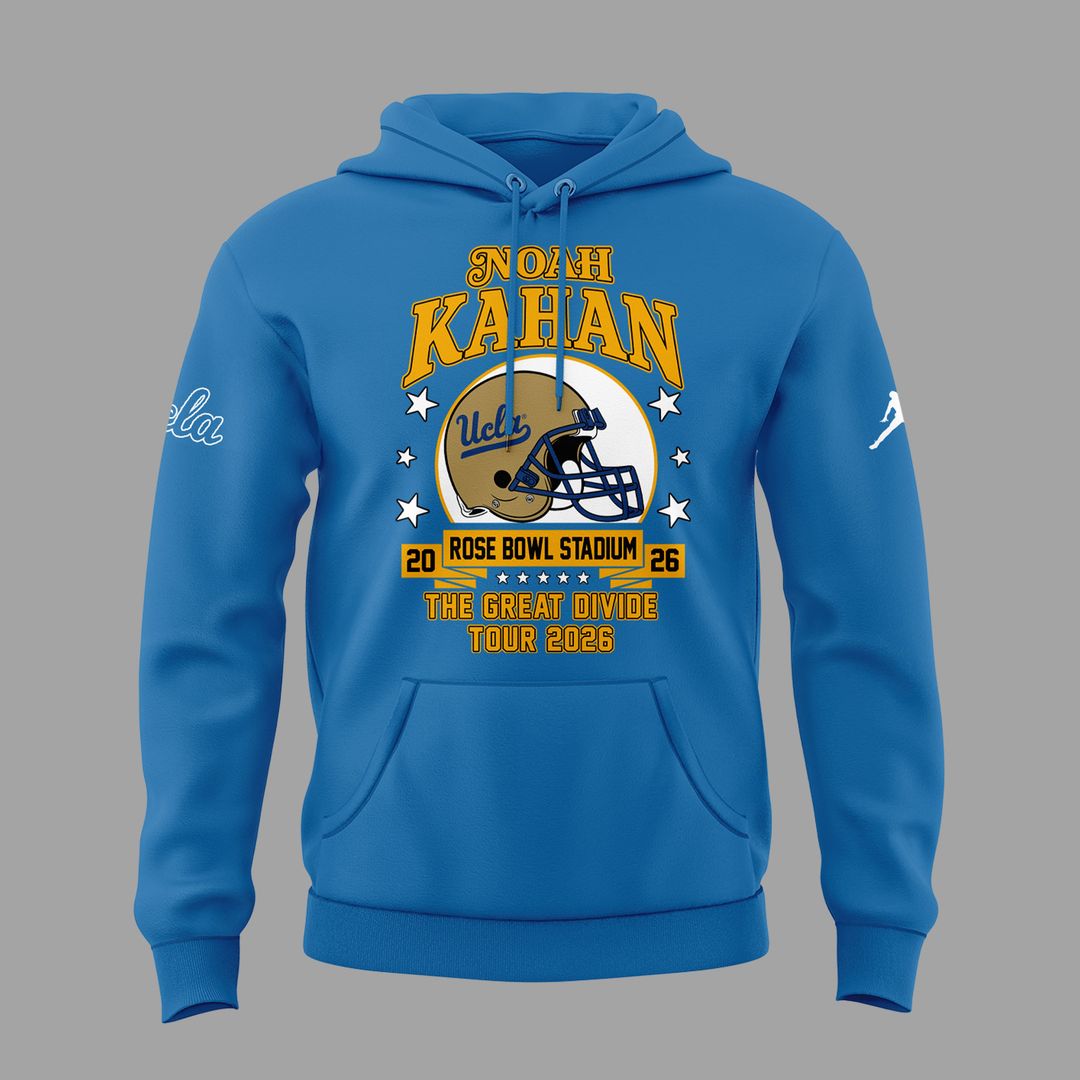 01.08. Special 2026 Hoodie Noah Kahan x UCLA Bruins Football - The Great Divide Tour 2026 Hoodie