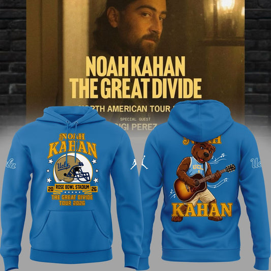 01.08. Special 2026 Hoodie Noah Kahan x UCLA Bruins Football - The Great Divide Tour 2026 Hoodie