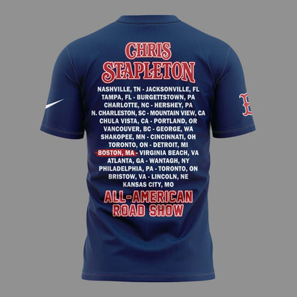 09. Perfect 2026 Chris Stapleton x Boston Red Sox - All American Road Show 2026 T-Shirt