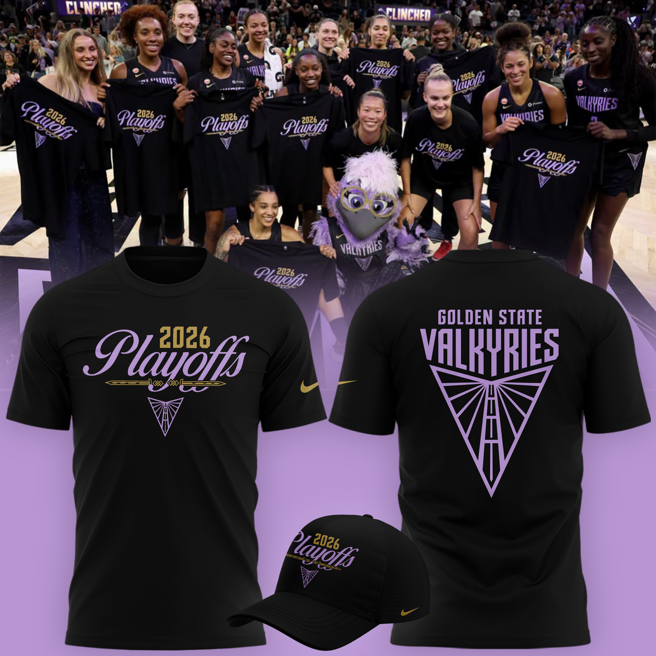 Limited Edition Golden State Valkyries Are Going to the Playoffs T-shirt