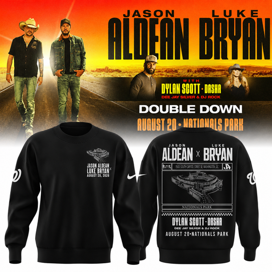 Limited Edition Jason Aldean and Luke Bryan x Washington Nationals Sweat 2026