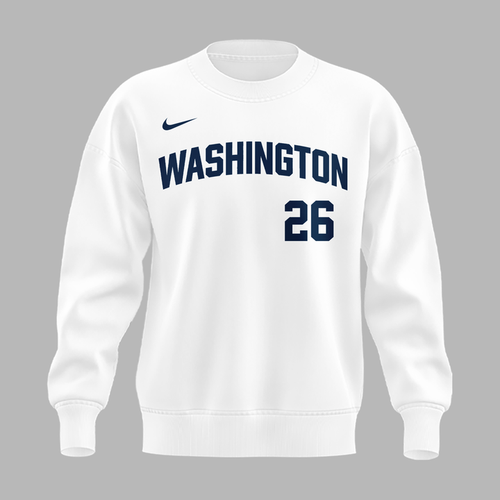 Limited Edition Washington Nationals x Jason Aldean And Luke Bryan White Sweatshirt
