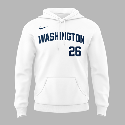 Limited Edition Washington Nationals x Jason Aldean And Luke Bryan White Hoodie