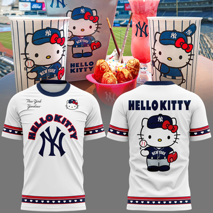Limited Edition New York Yankees x Hello Kitty Tshirt 2026