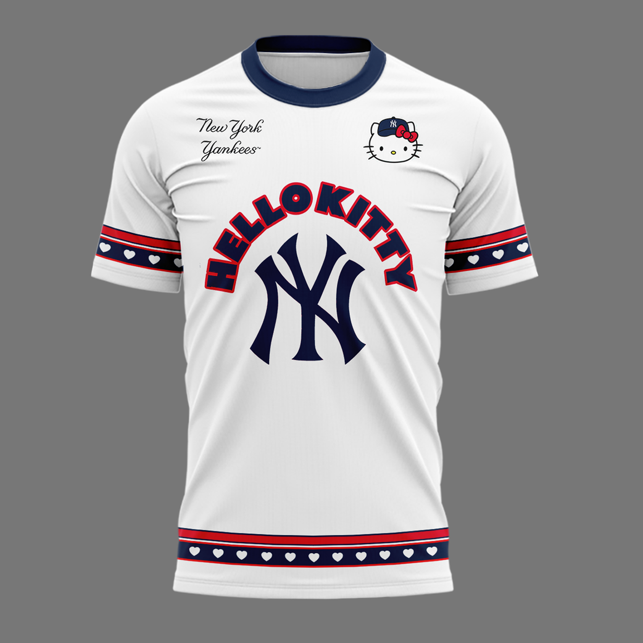 Limited Edition New York Yankees x Hello Kitty Tshirt 2026