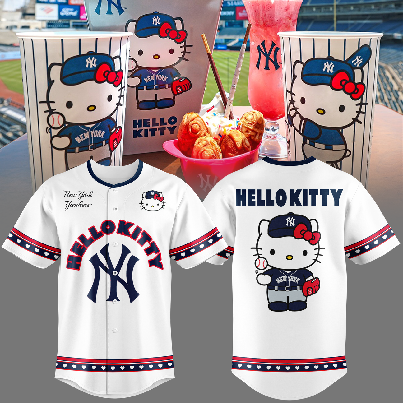 Limited Edition New York Yankees x Hello Kitty Jersey 2026