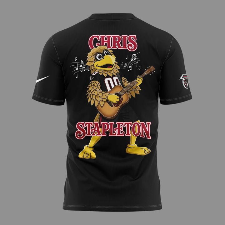 03.16. Black Shirt Chris Stapleton x Atlanta Falcons - All American Road Show 2026 T-Shirt