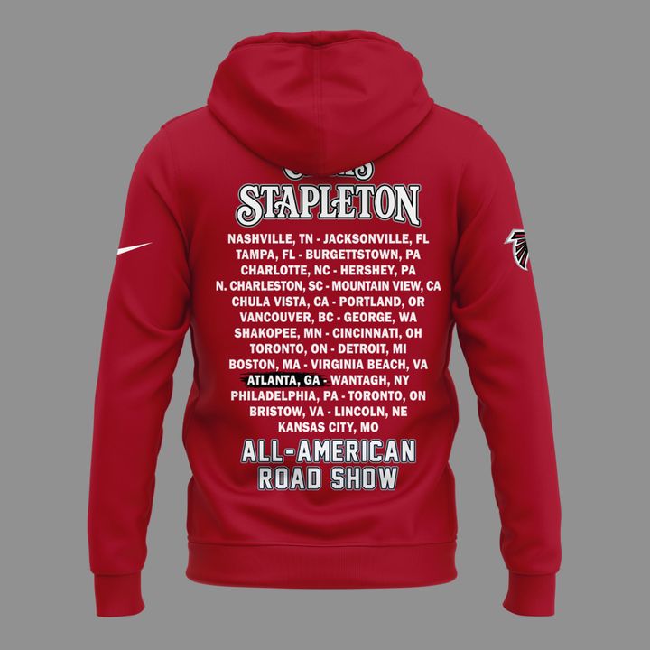 03.20. New Hoodie Chris Stapleton x Atlanta Falcons - All American Road Show 2026 Hoodie