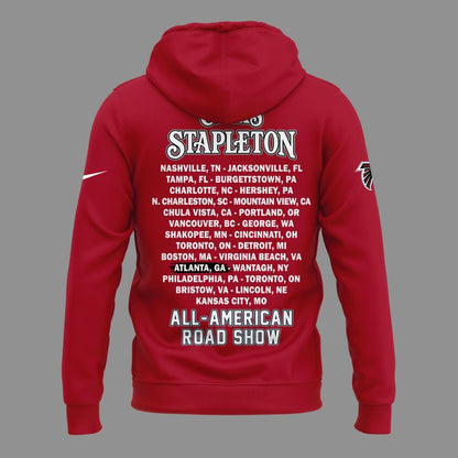 03.20. New Hoodie Chris Stapleton x Atlanta Falcons - All American Road Show 2026 Hoodie