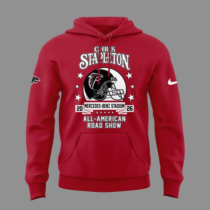 03.20. New Hoodie Chris Stapleton x Atlanta Falcons - All American Road Show 2026 Hoodie