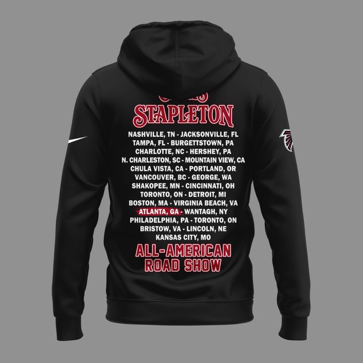03.25. Perfect Hoodie Chris Stapleton x Atlanta Falcons - All American Road Show 2026 Hoodie