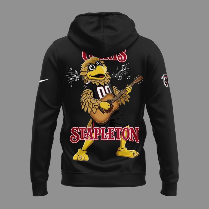 03.35. Black Hoodie Chris Stapleton x Atlanta Falcons - All American Road Show 2026 Hoodie
